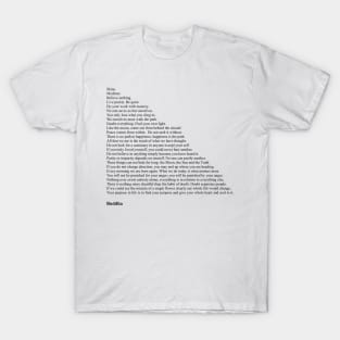 Buddha Quotes T-Shirt